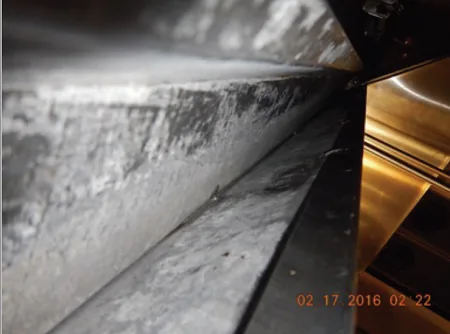 Exhaust system after cleaning
